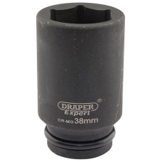 Draper EXPERT 38mm 3/4" Square Drive Hi-Torq® 6 Point Deep Impact Socket