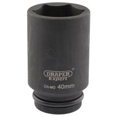 Draper EXPERT 40mm 3/4" Square Drive Hi-Torq® 6 Point Deep Impact Socket