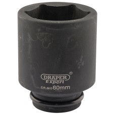 Draper EXPERT 60mm 3/4" Square Drive Hi-Torq® 6 Point Deep Impact Socket