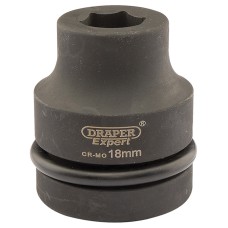 Draper EXPERT 18mm 1" Square Drive Hi-Torq® 6 Point Impact Socket