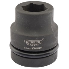 Draper EXPERT 24mm 1" Square Drive Hi-Torq® 6 Point Impact Socket