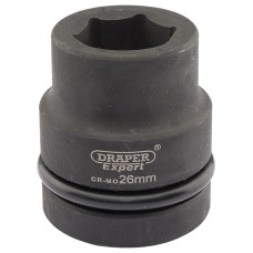 Draper EXPERT 26mm 1" Square Drive Hi-Torq® 6 Point Impact Socket