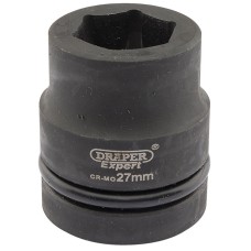 Draper EXPERT 27mm 1" Square Drive Hi-Torq® 6 Point Impact Socket