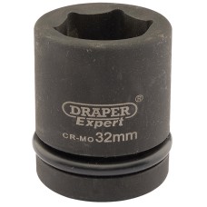 Draper EXPERT 32mm 1" Square Drive Hi-Torq® 6 Point Impact Socket