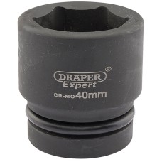 Draper EXPERT 40mm 1" Square Drive Hi-Torq® 6 Point Impact Socket