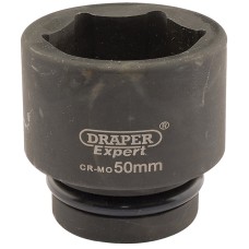 Draper EXPERT 50mm 1" Square Drive Hi-Torq® 6 Point Impact Socket