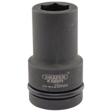 Draper EXPERT 25mm 1" Square Drive Hi-Torq® 6 Point Deep Impact Socket