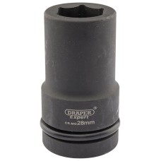 Draper EXPERT 28mm 1" Square Drive Hi-Torq® 6 Point Deep Impact Socket