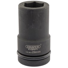 Draper EXPERT 29mm 1" Square Drive Hi-Torq® 6 Point Deep Impact Socket