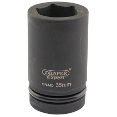 Draper EXPERT 35mm 1" Square Drive Hi-Torq® 6 Point Deep Impact Socket