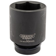 Draper EXPERT 50mm 1" Square Drive Hi-Torq® 6 Point Deep Impact Socket