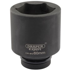 Draper EXPERT 60mm 1" Square Drive Hi-Torq® 6 Point Deep Impact Socket