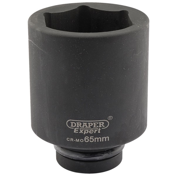Draper EXPERT 65mm 1" Square Drive Hi-Torq® 6 Point Deep Impact Socket Draper EXPERT 65mm 1" Square Drive Hi-Torq® 6 Point Deep Impact Socket