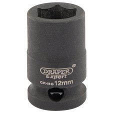 Draper EXPERT 12mm 3/8" Square Drive Hi-Torq® 6 Point Impact Socket