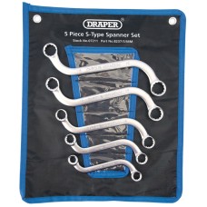 Draper S Type (Obstruction) Ring Spanner Set (5 Piece)