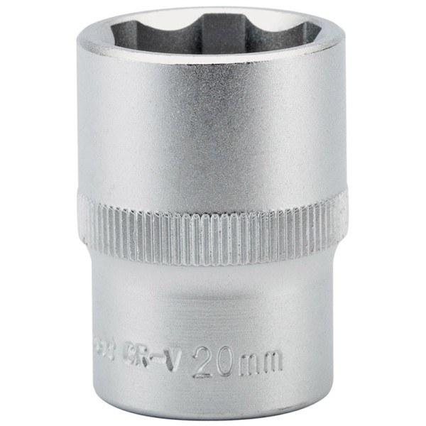 Draper EXPERT 20mm 1/2" Square Drive Hi-Torq® Satin Chrome 6 Point Socket Draper EXPERT 20mm 1/2" Square Drive Hi-Torq® Satin Chrome 6 Point Socket