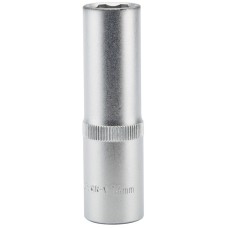 Draper EXPERT 14mm 1/2" Square Drive Hi-Torq® Satin Chrome 6 Point Deep Socket