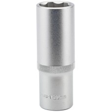 Draper EXPERT 20mm 1/2" Square Drive Hi-Torq® Satin Chrome 6 Point Deep Socket