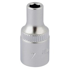 Draper 4mm 1/4" Square Drive Elora Hexagon Socket