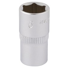 Draper 9mm 1/4" Square Drive Elora Hexagon Socket