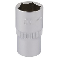 Draper 10mm 1/4" Square Drive Elora Hexagon Socket