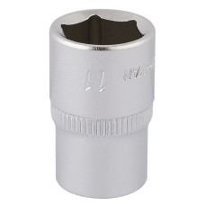 Draper 11mm 1/4" Square Drive Elora Hexagon Socket