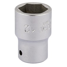 Draper 12mm 1/4" Square Drive Elora Hexagon Socket