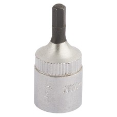 Draper 3mm 1/4" Square Drive Elora Hexagon Screwdriver Socket