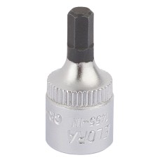 Draper 4mm 1/4" Square Drive Elora Hexagon Screwdriver Socket