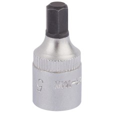 Draper 5mm 1/4" Square Drive Elora Hexagon Screwdriver Socket