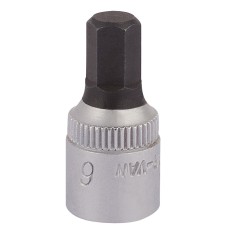 Draper 6mm 1/4" Square Drive Elora Hexagon Screwdriver Socket