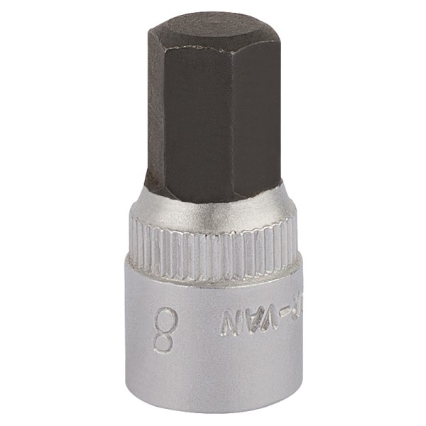 Draper 8mm 1/4" Square Drive Elora Hexagon Screwdriver Socket Draper 8mm 1/4" Square Drive Elora Hexagon Screwdriver Socket