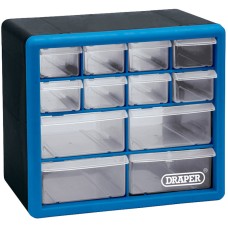 Draper 12 Drawer Impact-Resistant Organiser