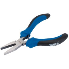 Draper 115mm Soft Grip Flat Nose Mini Pliers