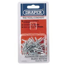 Draper 50 x 3.2mm x 10.8mm Blind Rivets