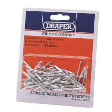 Draper 50 x 4mm x 15.8mm Blind Rivets