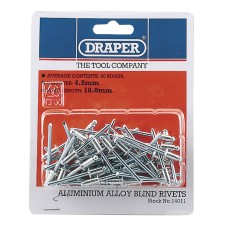 Draper 50 x 4.8mm x 10mm Blind Rivets