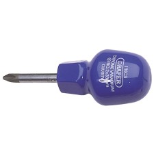Draper No 2 x 38mm Cross Slot Cabinet Pattern Chubby Screwdriver