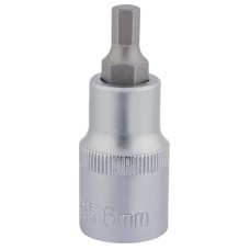 Draper EXPERT 1/2" Sq. Dr. Hexagonal Socket Bits (6mm)