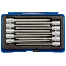 Draper EXPERT 3/8" Sq. Dr. 150mm Long TX-STAR® Socket Bit Set (10 Piece)