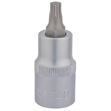 Draper EXPERT T40 x 55mm 1/2" Square Drive Draper TX-STAR® Socket Bit