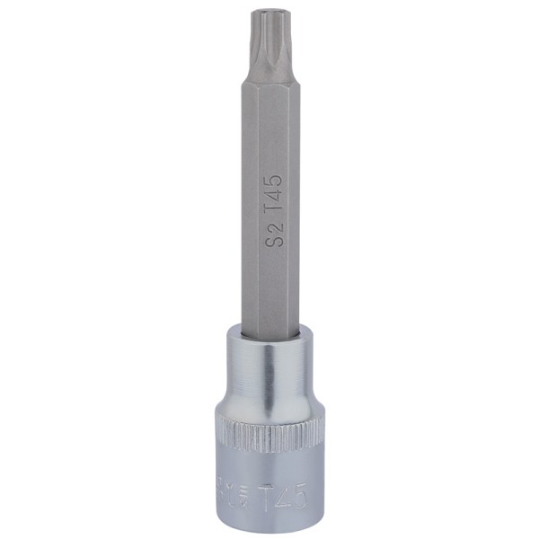 Draper EXPERT T45 x 100mm 1/2" Square Drive Draper TX-STAR® Socket Bit Draper EXPERT T45 x 100mm 1/2" Square Drive Draper TX-STAR® Socket Bit