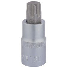 Draper EXPERT T60 x 55mm 1/2" Square Drive Draper TX-STAR® Socket Bit