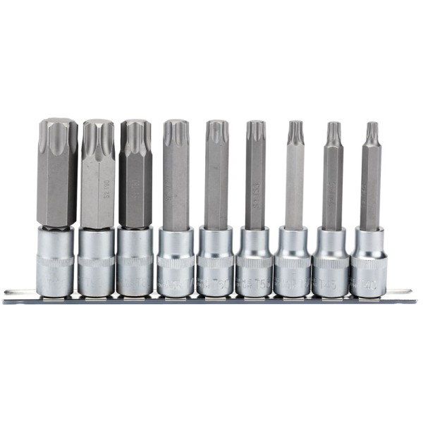 Draper EXPERT 1/2" Sq. Dr. 100mm Long Draper TX-STAR® Socket Bit Set (9 Piece) Draper EXPERT 1/2" Sq. Dr. 100mm Long Draper TX-STAR® Socket Bit Set (9 Piece)