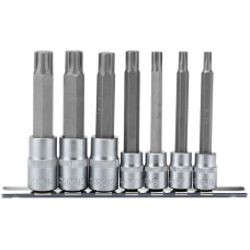 Draper EXPERT 3/8", 1/2" Sq. Dr. Ribe®. Socket Bit Set (7 piece)