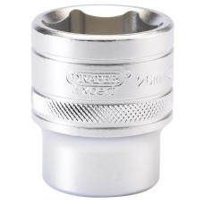 Draper EXPERT 1/2" Square Drive 6 Point Metric Socket (26mm)