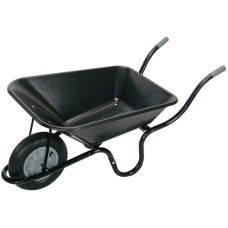 Draper Plastic Tray Wheelbarrow (85L)