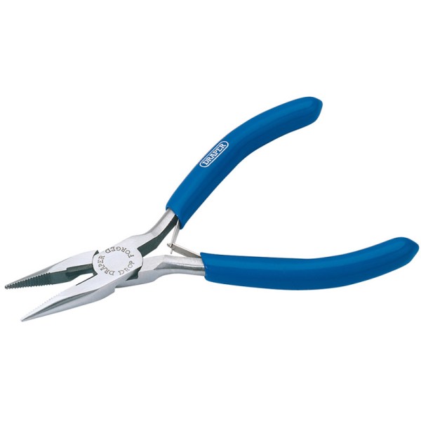 Draper 115mm Spring Loaded Long Nose Pliers Draper 115mm Spring Loaded Long Nose Pliers
