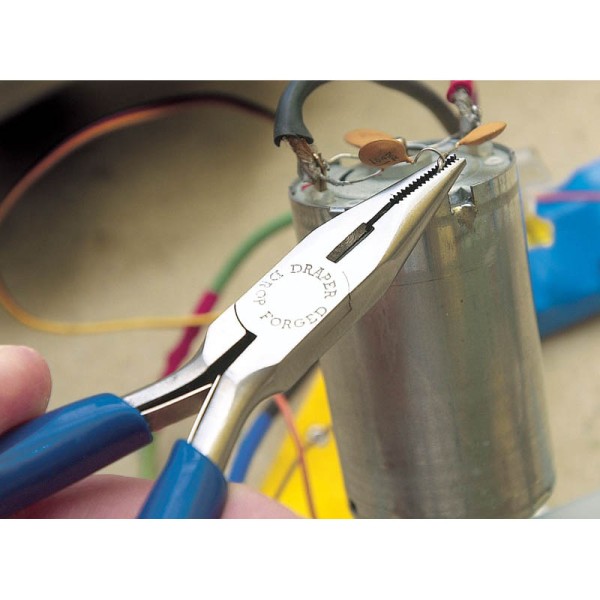 Draper 115mm Spring Loaded Long Nose Pliers Draper 115mm Spring Loaded Long Nose Pliers