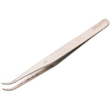 Draper 120mm Fine Point Curved Tweezers